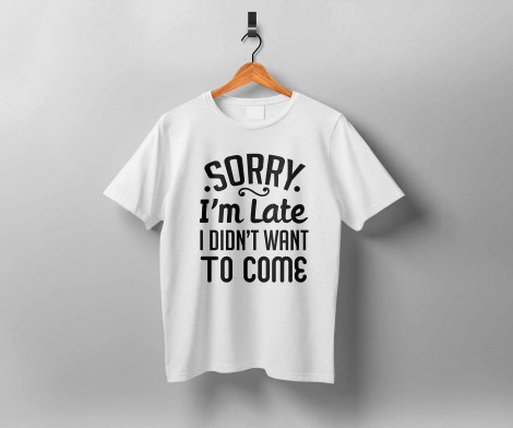 Sorry I am late I didn’t want to come